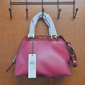 Calvin Klein Clara  Pink Handbag Nwt
